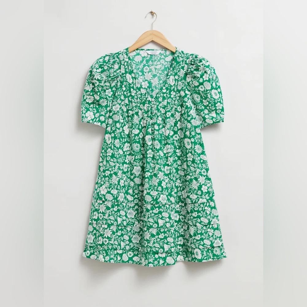 & OTHER STORIES A-Line Short-Sleeved Dress